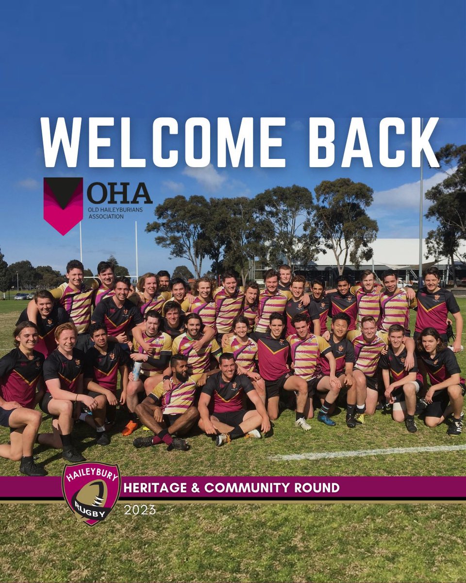 hy_Rush_Club's tweet photo. 📣🏉📣Community & Heritage Round
We look forward to welcoming back past players this weekend.
Join them for morning tea in Altera Tera @ 10am, where they will meet our current 1XV players/coaches before they head out to take on Xavier College.
#HaileyburyRugby #rushclub23 https://t.co/cQ8USxe91H