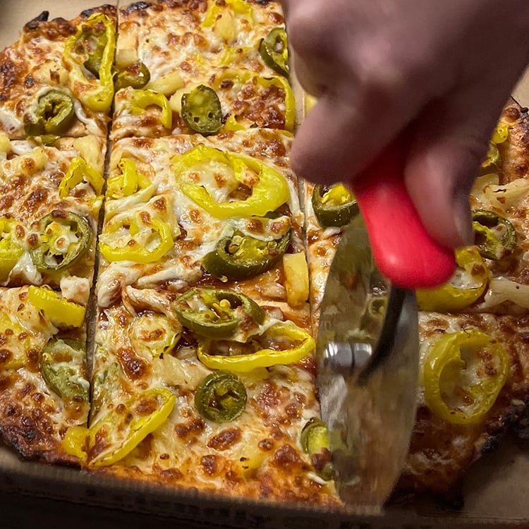 Spicy slices. 
.
.
.
.
#Pizza #🍕 #🍕🍕🍕 #ILovePizza #PizzaNight #MOREThanPizza #LocalPizza #LocalPizzeria #LocalRestaurant #EatLocal #SupportLocal #MadMushroom #🤬🍄 #FeedYourHead