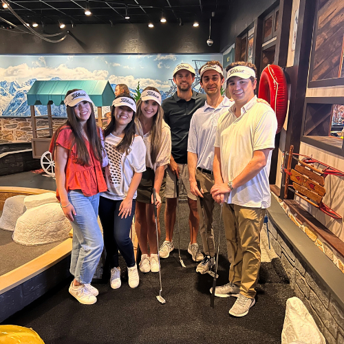 OpportuneLLP's tweet image. Tee time and team time at Puttery Houston celebrating a successful tax season! #TaxAdvisory #Puttery #TeamBuilding