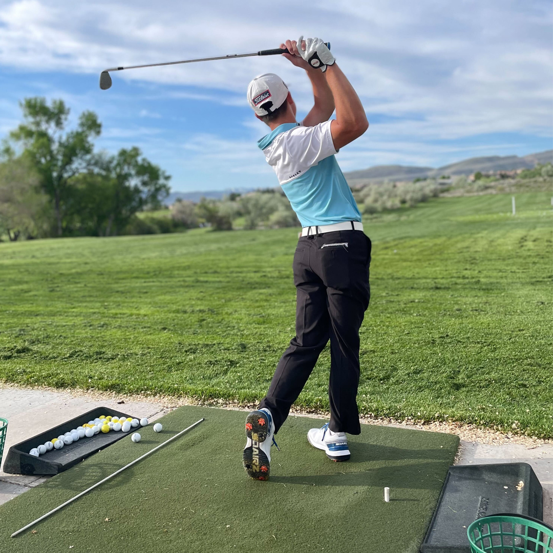 sqairz's tweet photo. Look at that finished position! Thanks @Dylan_Brack for supporting SQAIRZ. If you’re wearing your SQAIRZ, take a photo and tag us! #SQAIRZ #SQAIRZGolf https://t.co/9CHgW8FjCc