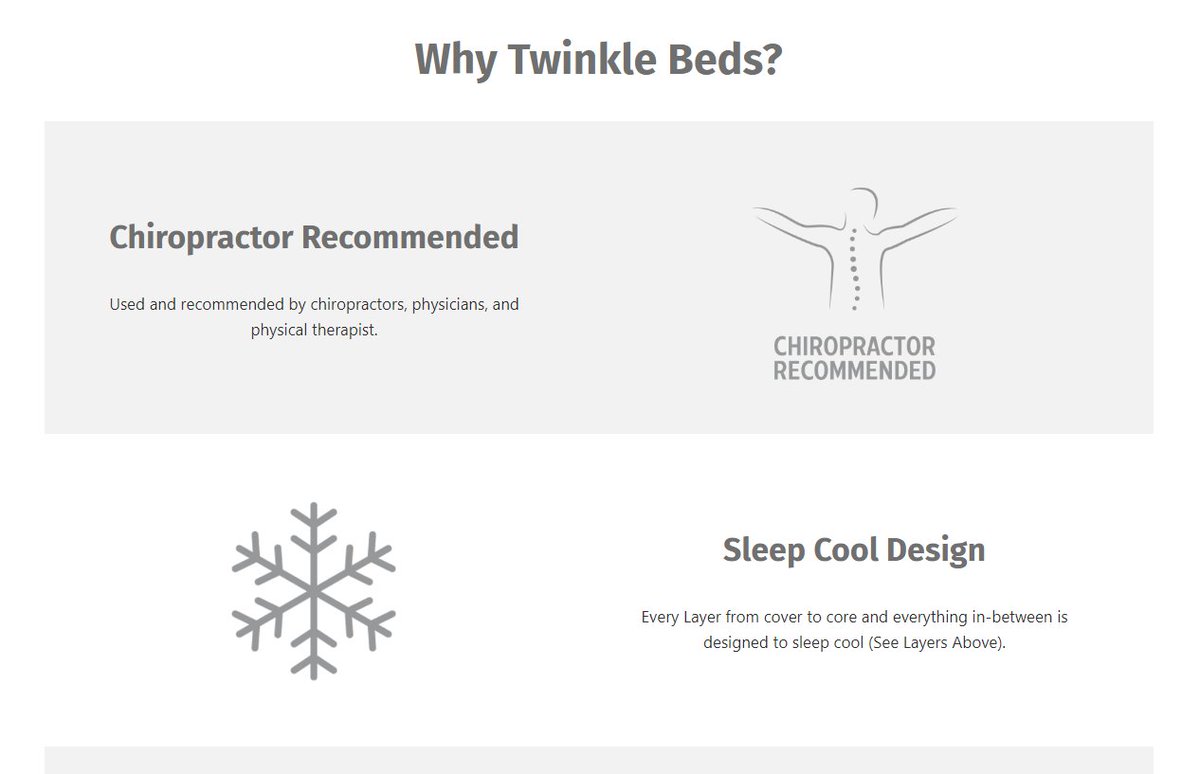 Are you on the fence about buying a new mattress? Rest assured that our beds are used and recommended by chiropractors, physicians, and physical therapist. #TwinkleBeds go.smrt.social/TwinkleBeds