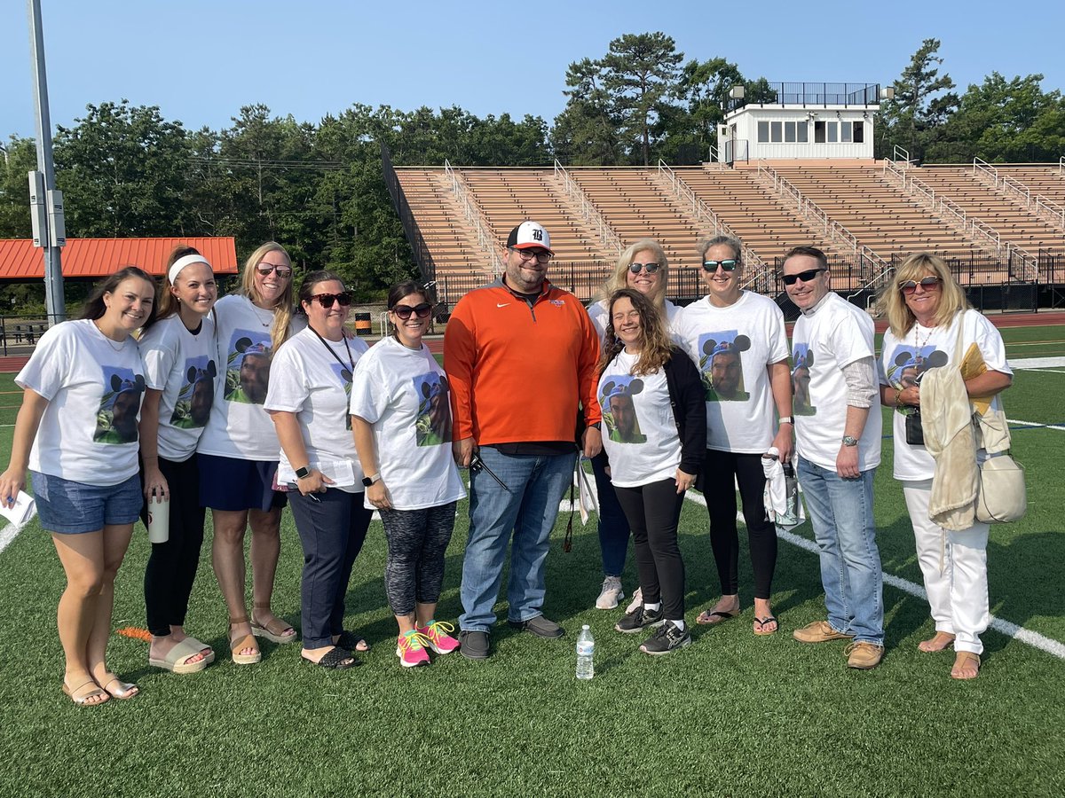 We love our senior VP so much that our entire senior class donned a shirt with his face on them for grad practice today!! GO BENGALS!!