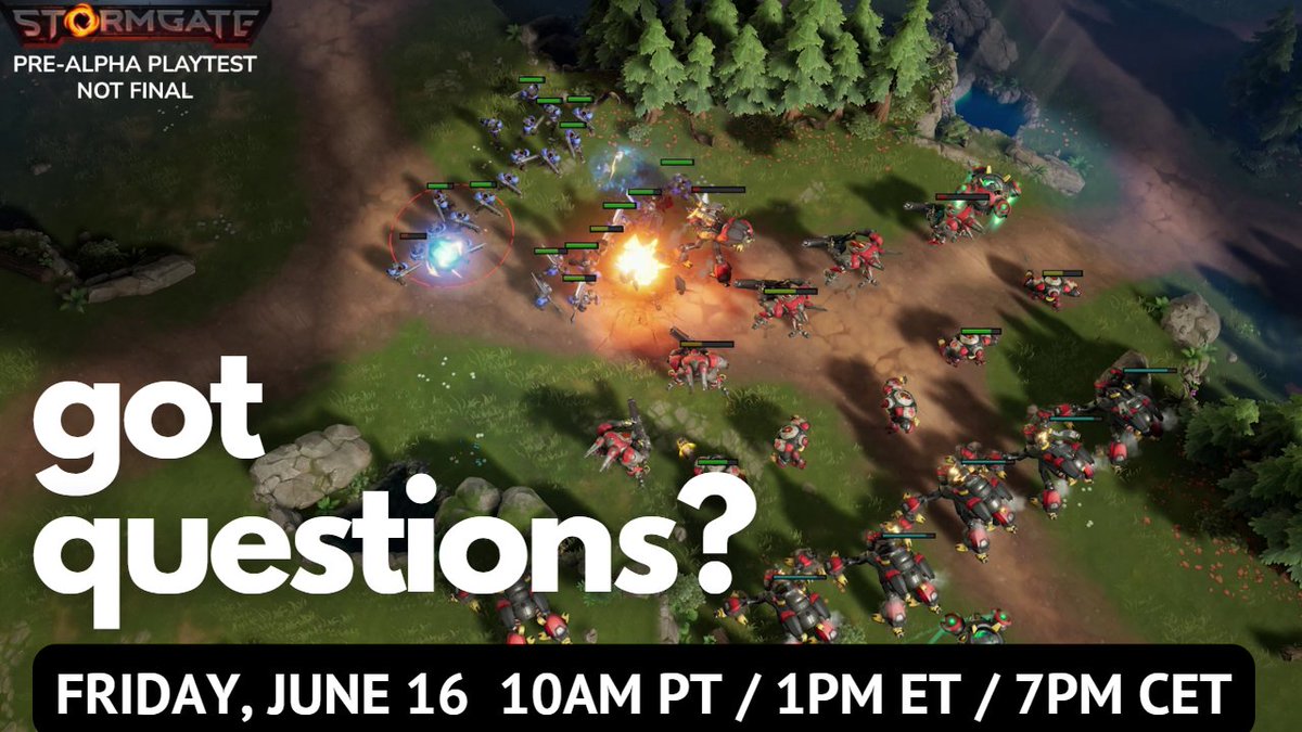Tune in for an hour of behind-the-scenes insight, and maybe even a few memes, from the <a href="/Frost_Giant/">Frost Giant Studios</a> team!

reddit.com/r/Stormgate/co…