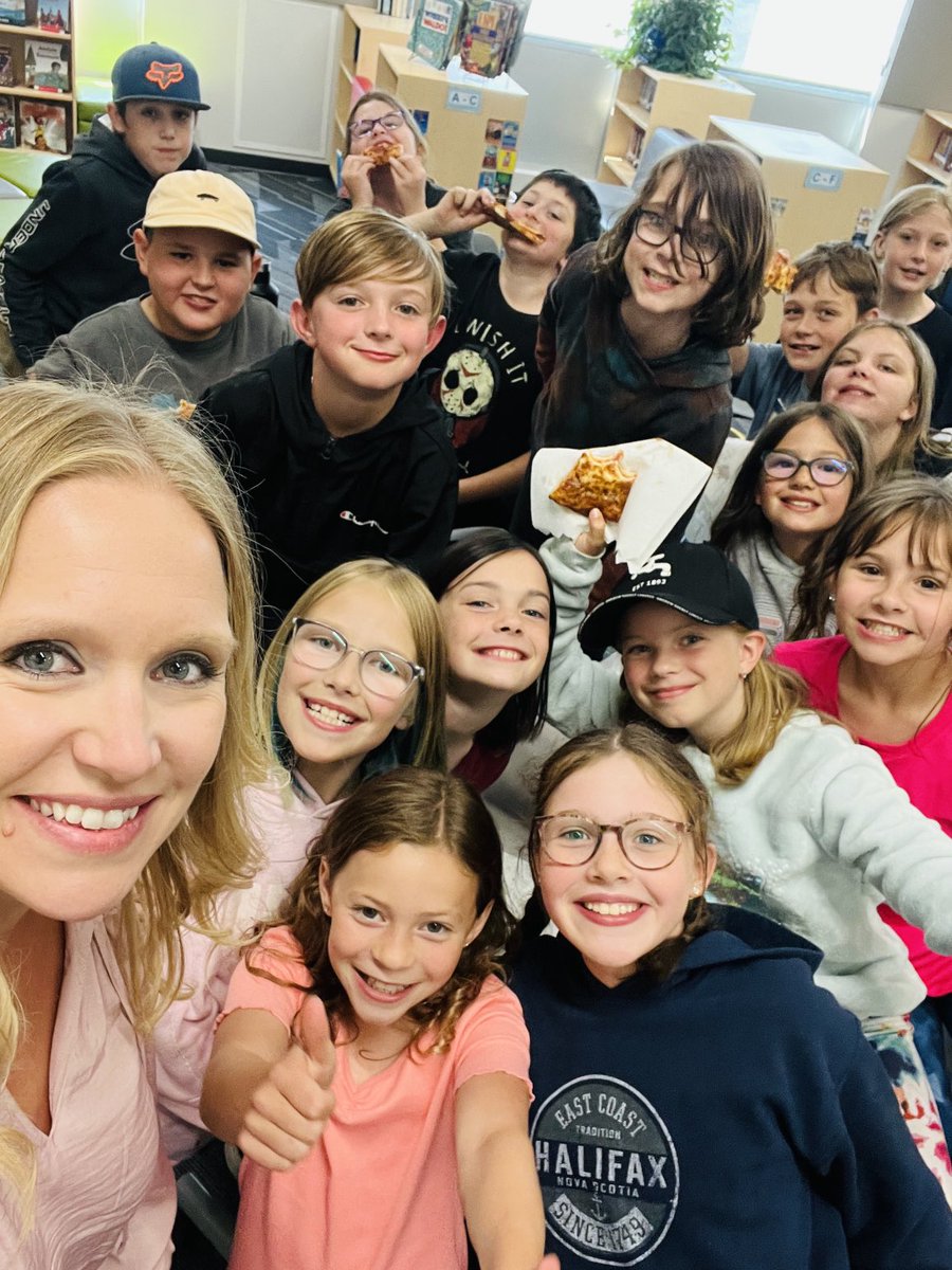 It was our last pizza with the principal today and just the most wonderful group of kids to have lunch with! I really do have the very best job ⁦<a href="/IRIC_WC/">IRIC</a>⁩