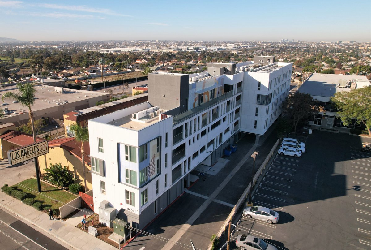 Yesterday we celebrated the Grand Opening of Westhaven: a new Supportive Housing community located in @CountyofLA offering 56 apartment homes for formerly unhoused individuals and one manager’s unit. Thank you Supervisor @HollyJMitchell @LACDevAuthority @ThePplConcern & more!