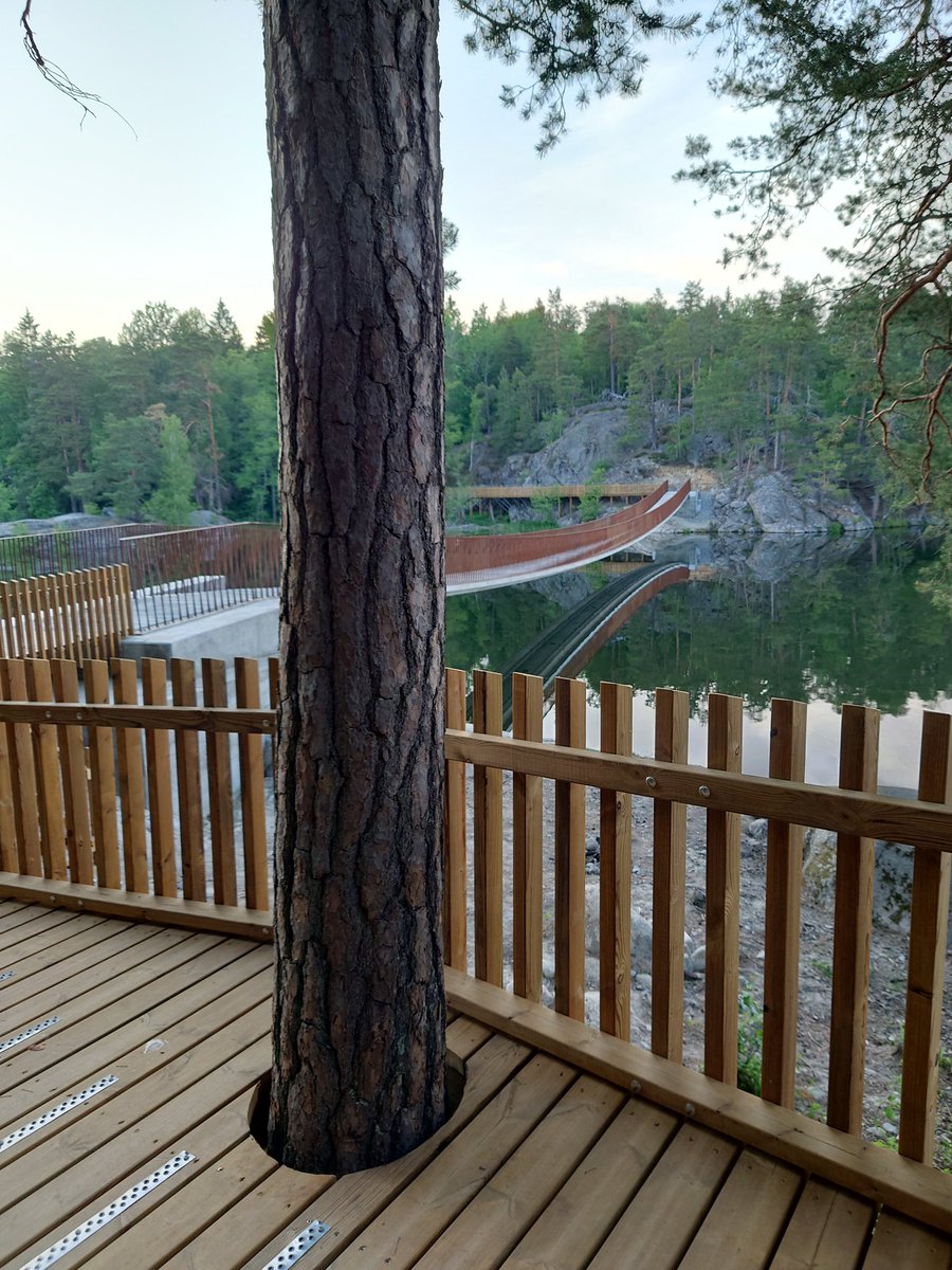 SAOCousins's tweet photo. Late evening walk crossing the new pedestrian bridge to enter the Tyresta national park. I think I'm in love
#alby #tyresta #bridge https://t.co/yYUrbJZthr