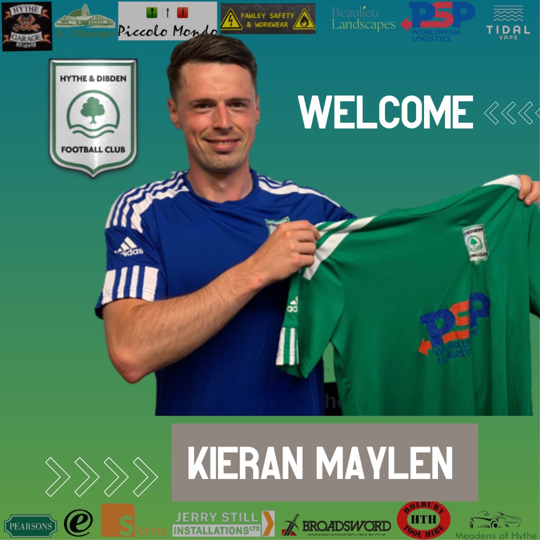 #newsigning 

We welcome former @alresford_town player @kieranmaylen to Hythe & Dibden for the 2023/24 season.

#welcomeKieran #upthehythe