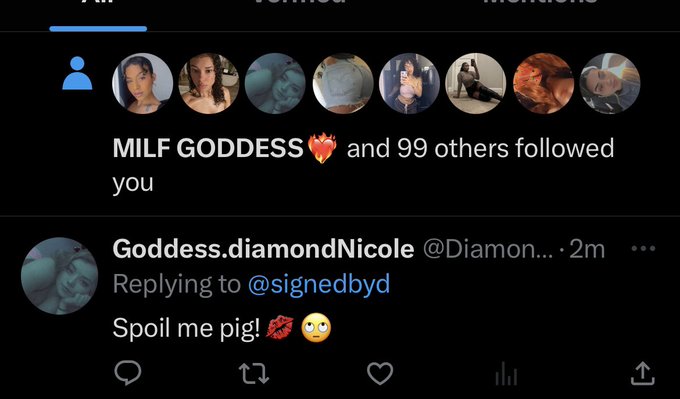 Retweet and Like if I can spoil 1 of my 100 new goddess Drop Cash App   Findom femdom paypig whale walletsub<a href="/tag/buyingcontent"class="tags"><span>#buyingcontent</span></a>