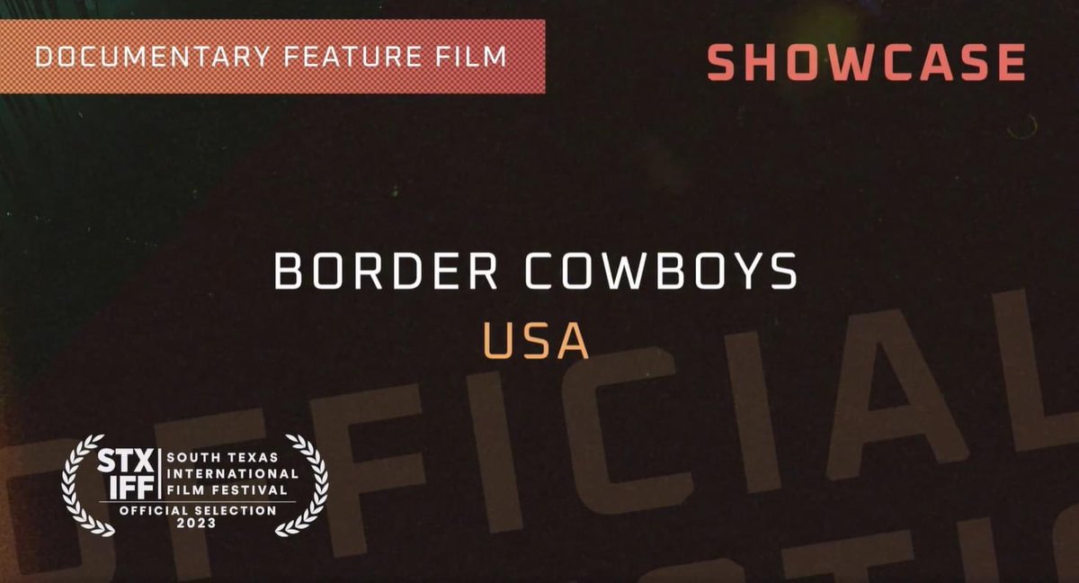 My <a href="/KENS5/">KENS 5</a> documentary BORDER COWBOYS was selected to screen at the 2023 <a href="/stxiff/">South Texas International Film Festival</a>! Thank you <a href="/PCMS_Official/">Porter Soccer Team</a> for allowing me to tell your amazing stories! 💙⚽️