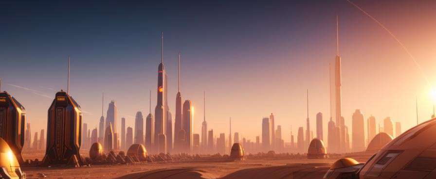 weskillorg's tweet photo. Welcome to the future! This stunning artwork depicts a thriving civilization on Mars.

 #Mars #futuristicart #digitalart #AIart #MarsCivilization #future #spaceexploration
#aiart #dalle #midjourney #stablediffusion #artcurator #digitalartist #midjourney https://t.co/nlWn37LVgn
