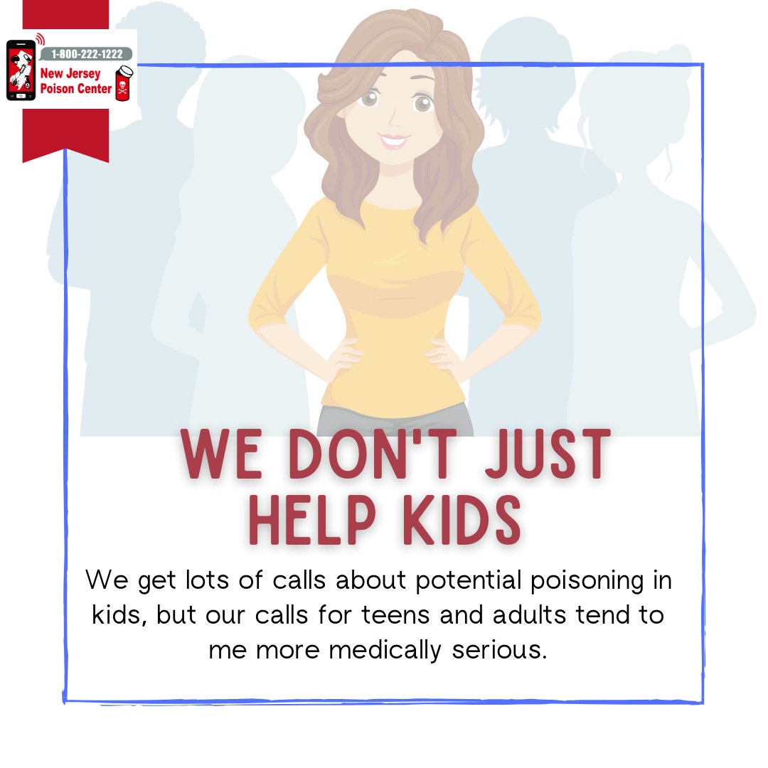 NJPoisonCenter's tweet photo. Parenting a teen? Make sure to save our number in case of a concern or emergency. Don't hesitate. Make the call. Our doctors, nurses & pharmacists are here for you -- ALWAYS (24/7)
๐ฑ800-222-1222 | https://t.co/FBmVz07J01
#NJPoisonCenter #NJPoisonControl #ThursdayMotivation https://t.co/Os1ZMbHrxp