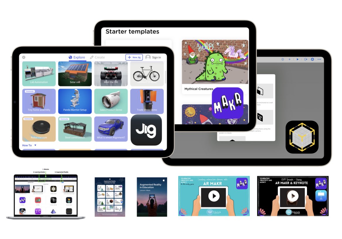 DigiCoach (@julpar75) on Twitter photo 🌟Explore #AugmentedReality🌟
#AR presents exciting opportunities in #edu by engaging Ss in purposeful ways across the curriculum. Not only can they consume AR, Ss can create their own AR experiences 🙌🏻. #everyonecancreate
bit.ly/TLCNews16June2…
#inspiredbyit
<a href="/AppleEDU/">Apple Education</a> 🌟Explore #AugmentedReality🌟
#AR presents exciting opportunities in #edu by engaging Ss in purposeful ways across the curriculum. Not only can they consume AR, Ss can create their own AR experiences 🙌🏻. #everyonecancreate
bit.ly/TLCNews16June2…
#inspiredbyit
<a href="/AppleEDU/">Apple Education</a>