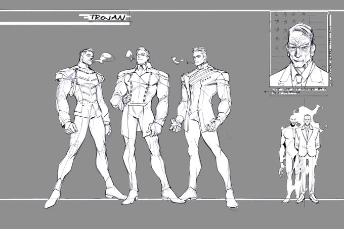 ✨wip✨ Yes I named him Trojan because he's just a sleeve for Jeffers up there in the corner. And Jeffers seems like kind of a d*ck.