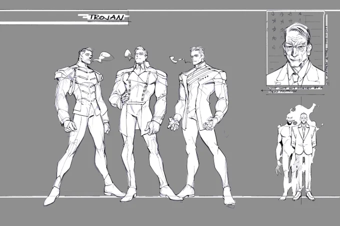 ✨wip✨ Yes I named him Trojan because he's just a sleeve for Jeffers up there in the corner. And Jeffers seems like kind of a d*ck.