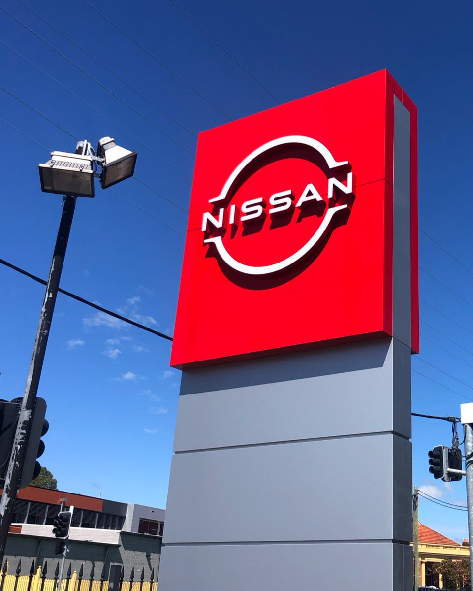 MM_Signage's tweet image. Supply and installation of External Signage as part of the Dealership Relocation. - Nissan Cessnock NSW. #pylonsigns #externalsigns #branding #relocation  #nissan