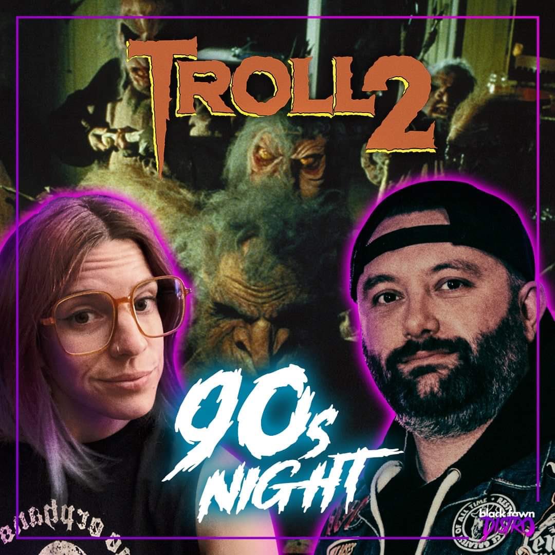 blackfawndistro's tweet photo. It's Thursday and you know what that means, it's time for another episode of 90s Night! This time, Benner &amp; Kells dive into the insane "best worst movie" ever "Troll 2" from 1990! Now available exclusively on YouTube. 
Please remember to subscribe! #Troll2
https://t.co/o3VmHKsOun https://t.co/PiQ4uWwcBr