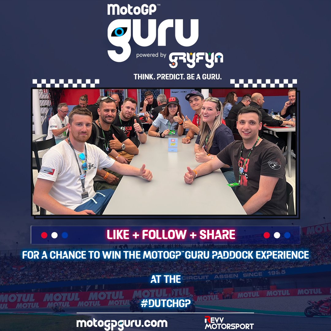 MotoGPGuru's tweet image. 🏁 GIVEAWAY ALERT! 🎟️
Want a chance to win passes to the thrilling #DutchGP ? It's simple:

1️⃣ Like this post to show your MotoGP™ love. ❤️
2️⃣ Follow us for more exciting updates and chances to win. 🏍️
3️⃣ Share this post with your fellow racing enthusiasts. 📲

#MotoGP #Giveaway
