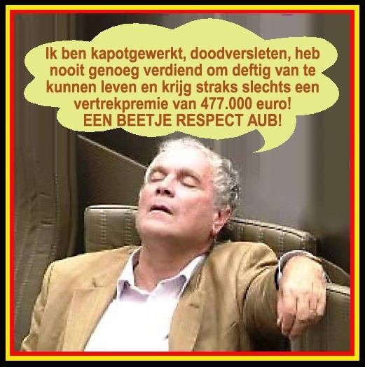 Vermoeid van de loodzware arbeid.