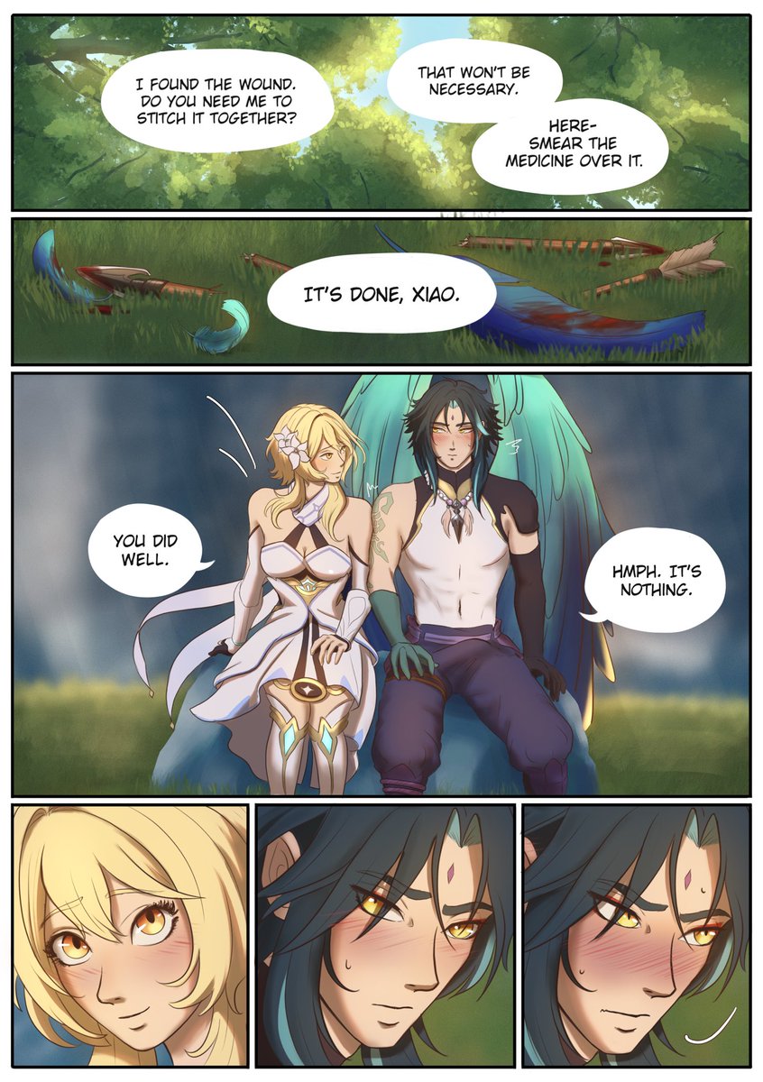 rod_nym's tweet photo. Remedium Tertiorum (part 4)

Aka when Lumine pets Xiao 👀

(flagged for the same reason as the previous part ⛺️⛺️⛺️)
#xiaolumi #lumine #xiao https://t.co/yGSMV7BRyG