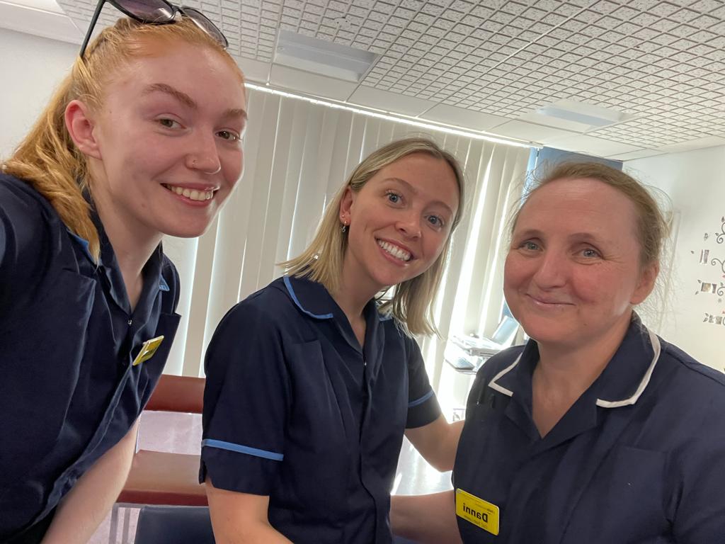 Some of the team looking a bit hot &amp; bothered after the #TeamNightingale parent education class yesterday evening - a great way for women and birthing partners to get to know other midwives in the team ahead of labour and birth 😊 #whoisoncall #knowyourmidwife #continuityofcarer