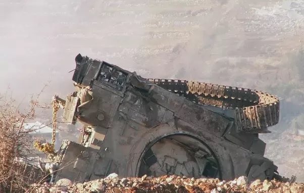 Dear Ukrainians, don’t get too excited about the Merkavas, here is what they look like after stepping into southern Lebanon.