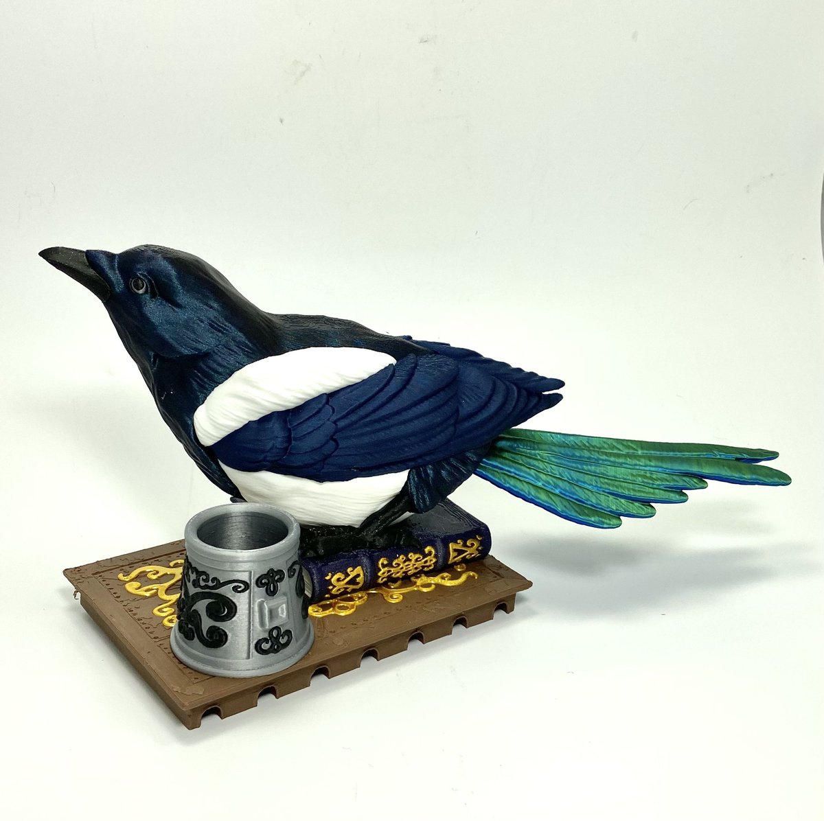 I am very proud of this. Do you want to meet the Magpie? Then come to <a href="/MidwestRRfest/">Midwest RepRap Fest</a> 2023 - he and his friends (and me) will be there. Printed on my <a href="/BambulabGlobal/">Bambu Lab</a> X1CC