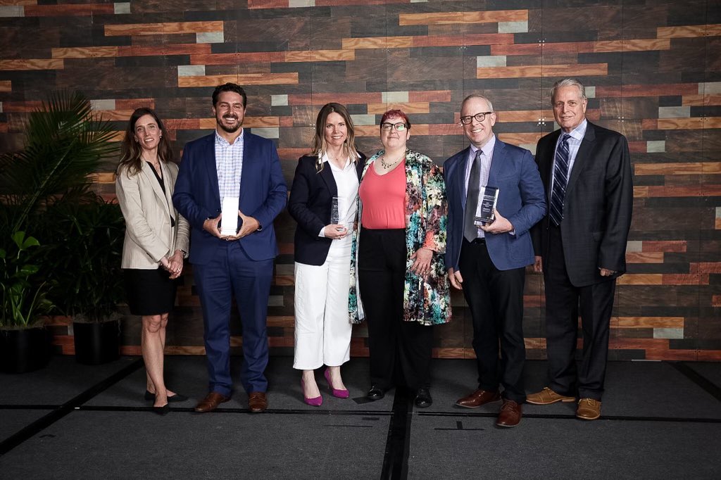 EduventuresInc's tweet photo. Congratulations to our 2023 Eduventures Innovation Award Winners: @wgu @AugsburgU @ASU 🏆

And to our Recognition of Achievement honorees: @LifeAtPurdue @GeorgeMasonU @SMCSC @LSU_Shreveport 👏

#EVSummit23 https://t.co/iNayujpuli