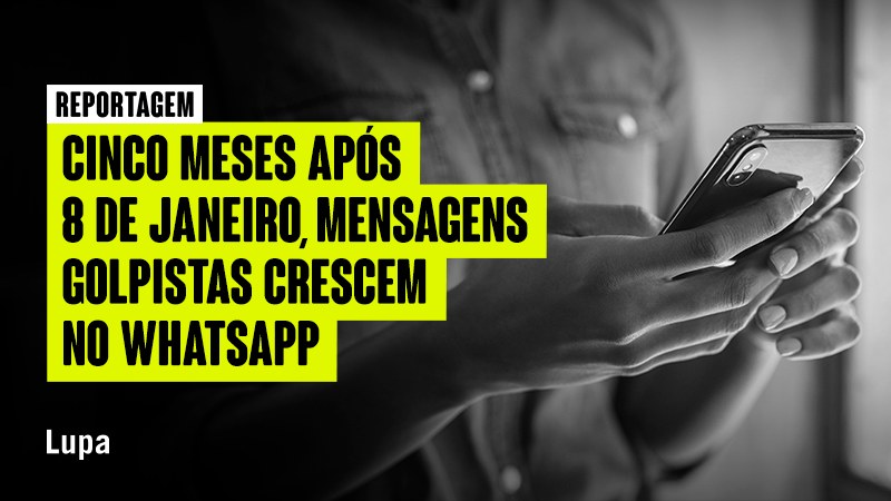🚨 EXCLUSIVO | Levantamento realizado pela Palver mostra que cinco meses após os atos de 8 de  janeiro, mensagens contra o STF e que pedem a paralisação geral do país voltaram a crescer no WhatsApp. Leia em: bit.ly/5meses8jan