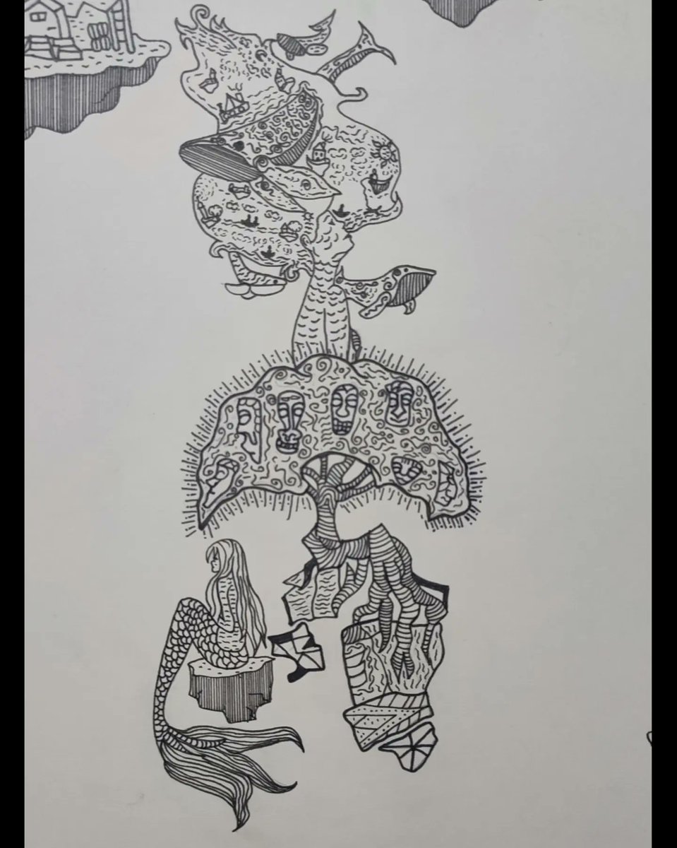 maram2993's tweet photo. _ drawing ; underwater world..by ; me 
#drawing #artist  #fantasy 

Wanna thank myself for working hard this year too + gonna be proud of this art work forever 💙💙 https://t.co/5gvTDGqL0t