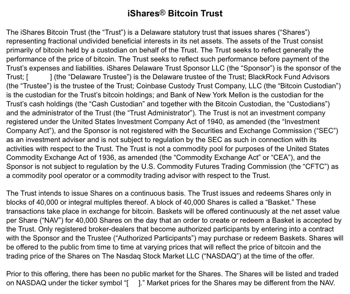 Apparently it’s not an ETF.
Note to self: next time read the S-1 yourself.