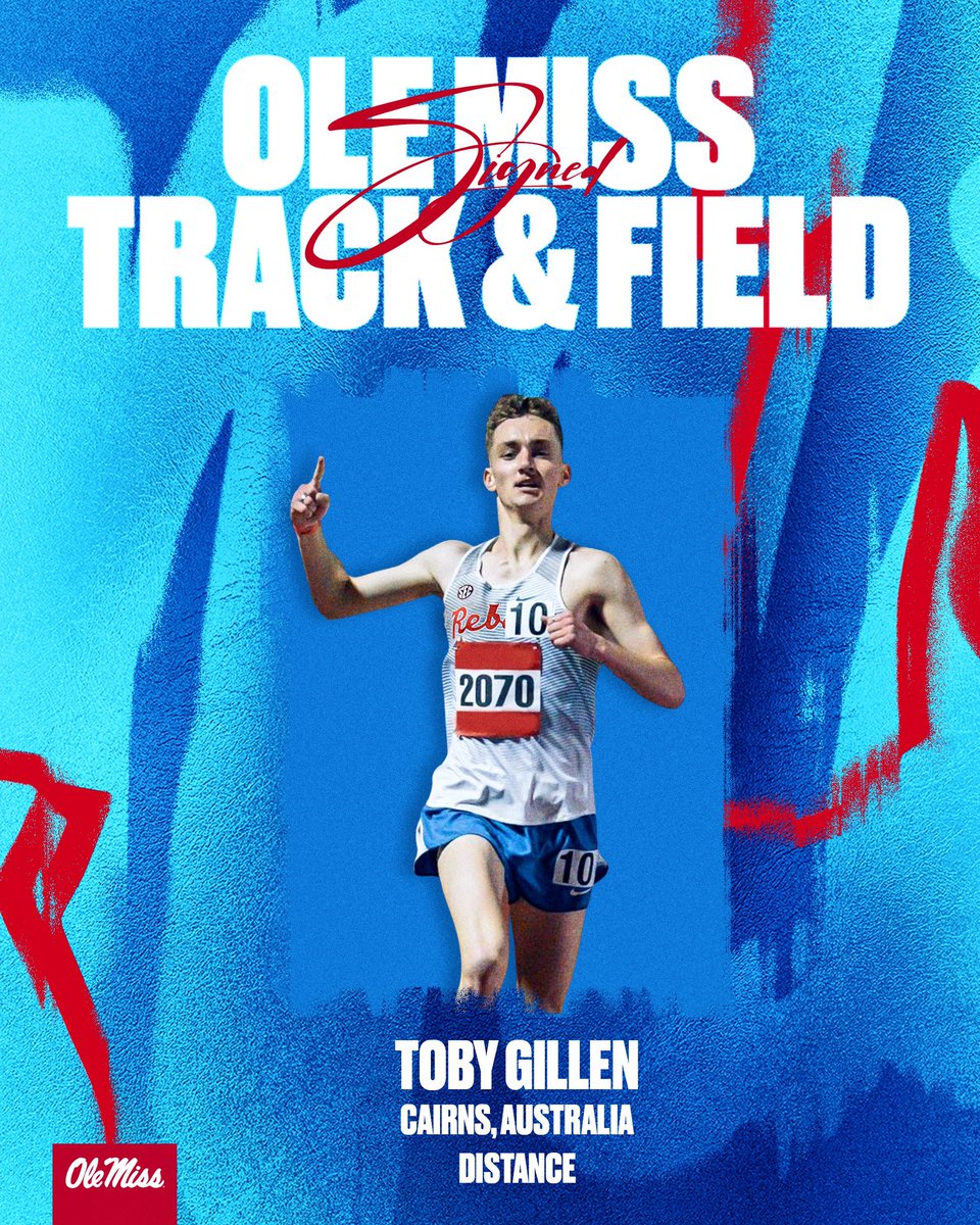 #TransferToTheSip

✍️ Toby Gillen
🏃‍♂️ Distance
🏠 Cairns, Australia 🇦🇺 

Saint Louis ➡️ Ole Miss