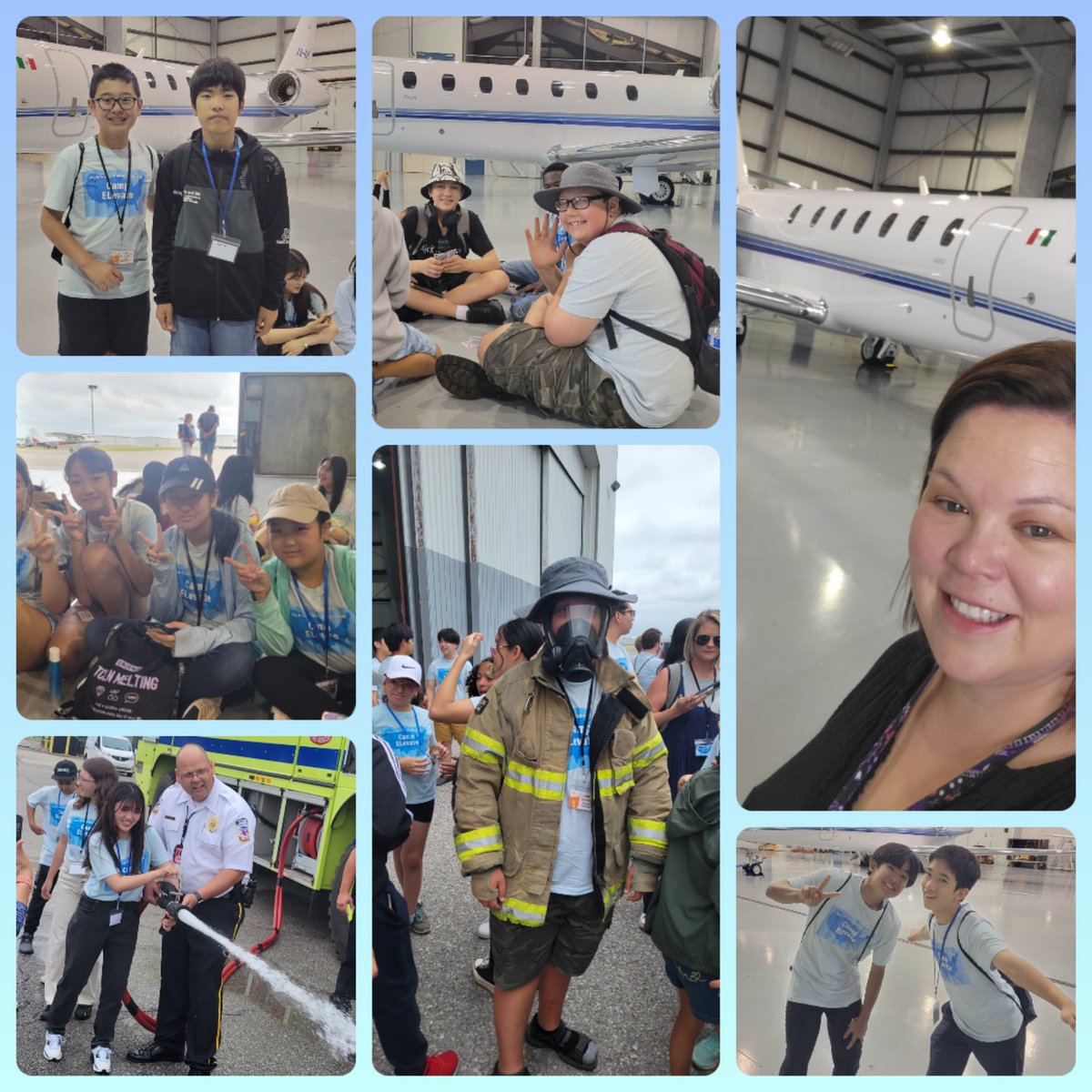 What a fun day subbing with the secondary EL Camp today and a trip to @flyquesthsv learning about planes and the cool jobs they have!! #MadisonESL #mcslearn