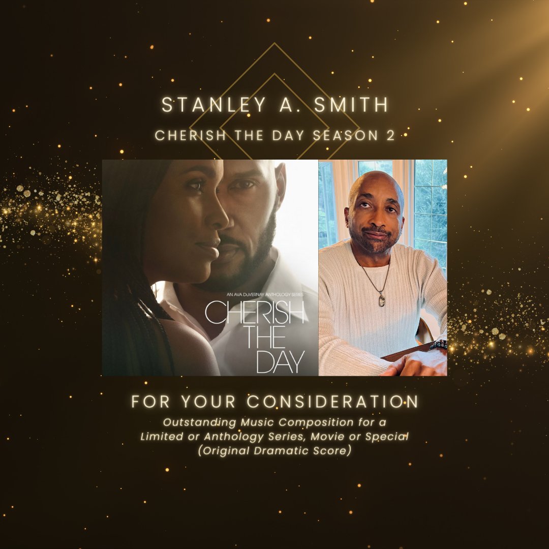 #Emmys2023 #FYC: @StanleyASmith - @CherishDayOWN S2 for Outstanding Music Composition for a Limited or Anthology Series, Movie or Special (Original Dramatic Score)#tvmusic #tvscore #tvcomposer #blackcomposers @ava @OWNTV @theawfc @composersDC