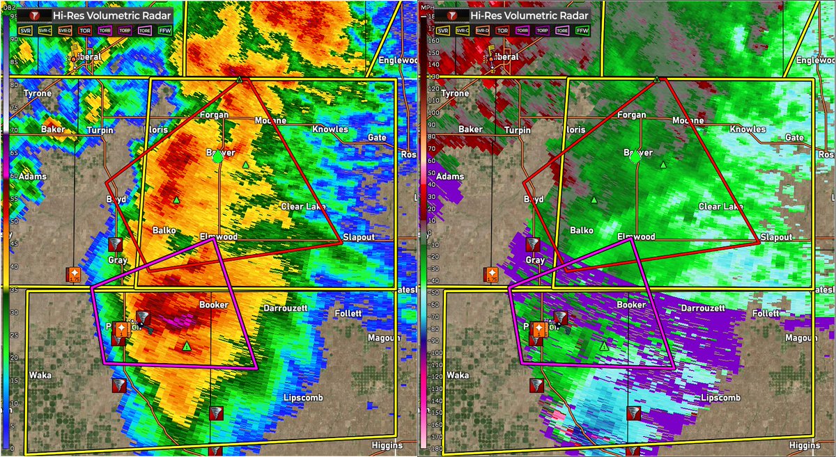 WxAtom on Twitter "Could see potentially 2 strong tornadoes soon along