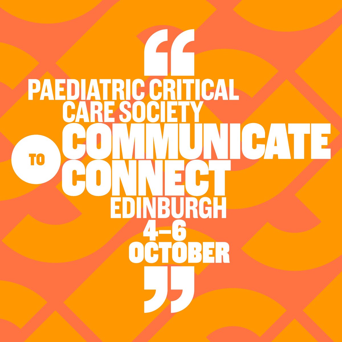 Paediatric Critical Care Society (@picsociety) on Twitter photo Join us for a belter of a blether at #PCCS2023! The theme is Communicate to Connect,
with a focus on bringing together PICU’s from across the UK to share learning
pccs2023.scot #PedsICU
<a href="/PICU_Scot/">PICU dot SCOT</a> <a href="/PCCU_Edinburgh/">Paediatric Critical Care Unit, Edinburgh</a> <a href="/Scot_STAR/">ScotSTAR</a>
FYI belter is great & blether is a chat Join us for a belter of a blether at #PCCS2023! The theme is Communicate to Connect,
with a focus on bringing together PICU’s from across the UK to share learning
pccs2023.scot #PedsICU
<a href="/PICU_Scot/">PICU dot SCOT</a> <a href="/PCCU_Edinburgh/">Paediatric Critical Care Unit, Edinburgh</a> <a href="/Scot_STAR/">ScotSTAR</a>
FYI belter is great & blether is a chat