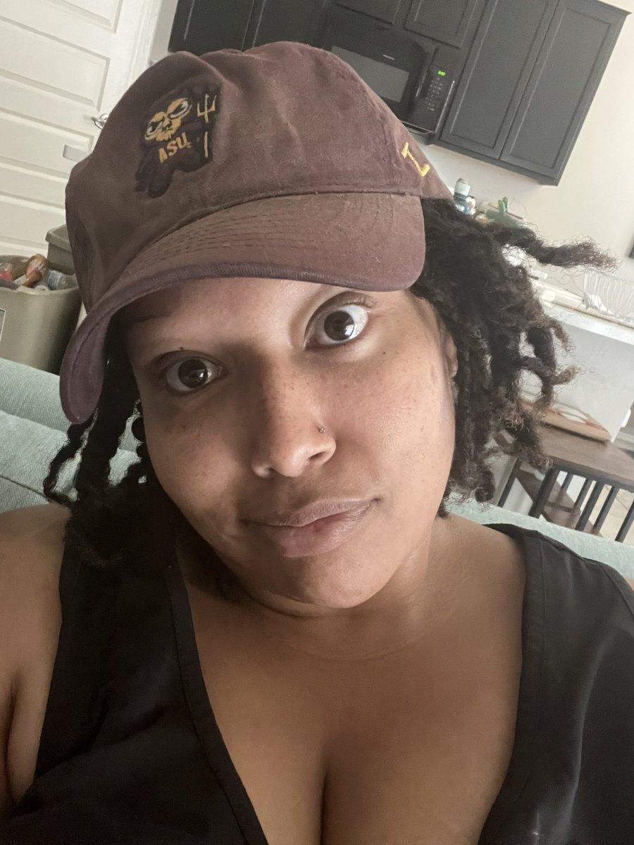 This is the face of a #MommaScholar who submitted 5 manuscripts this week. Ya girl is proud and tired. #TheProfessorIsIn #CounsEd #AntiracistSC #TimeForRest #RestIsRadical