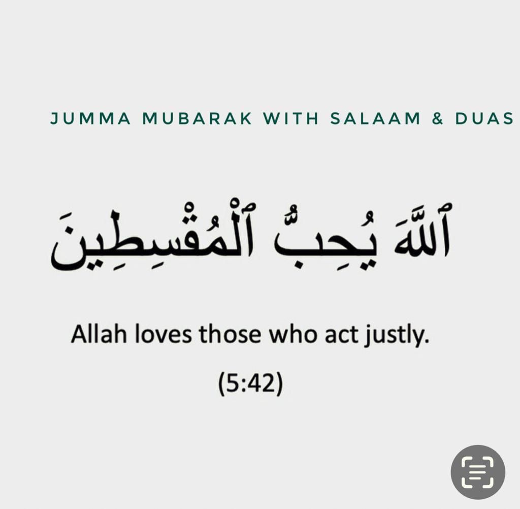 ConsultantOsam's tweet photo. God loves those who act justly.
#JummaMubarak
#HappyFriday
#OSAMconsultants https://t.co/Nz56aYOxSn