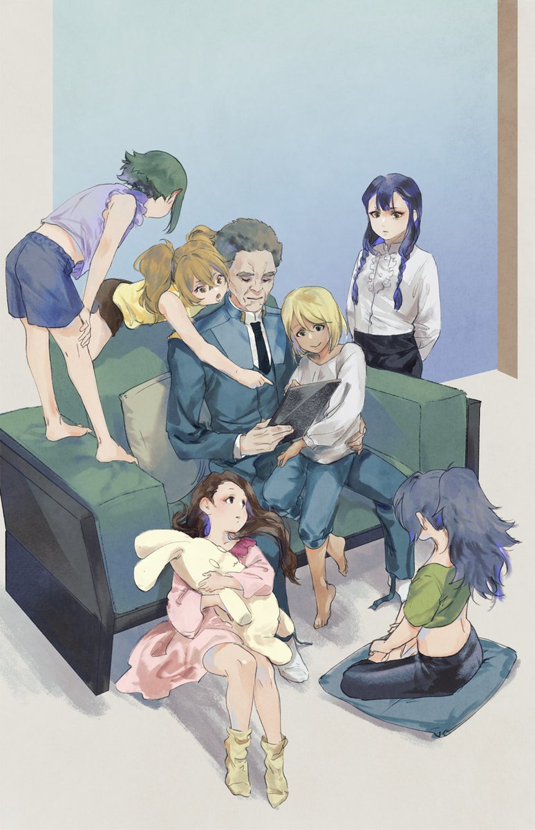 「仲良しグラスレー寮then and now #水星の魔女」|hey makのイラスト