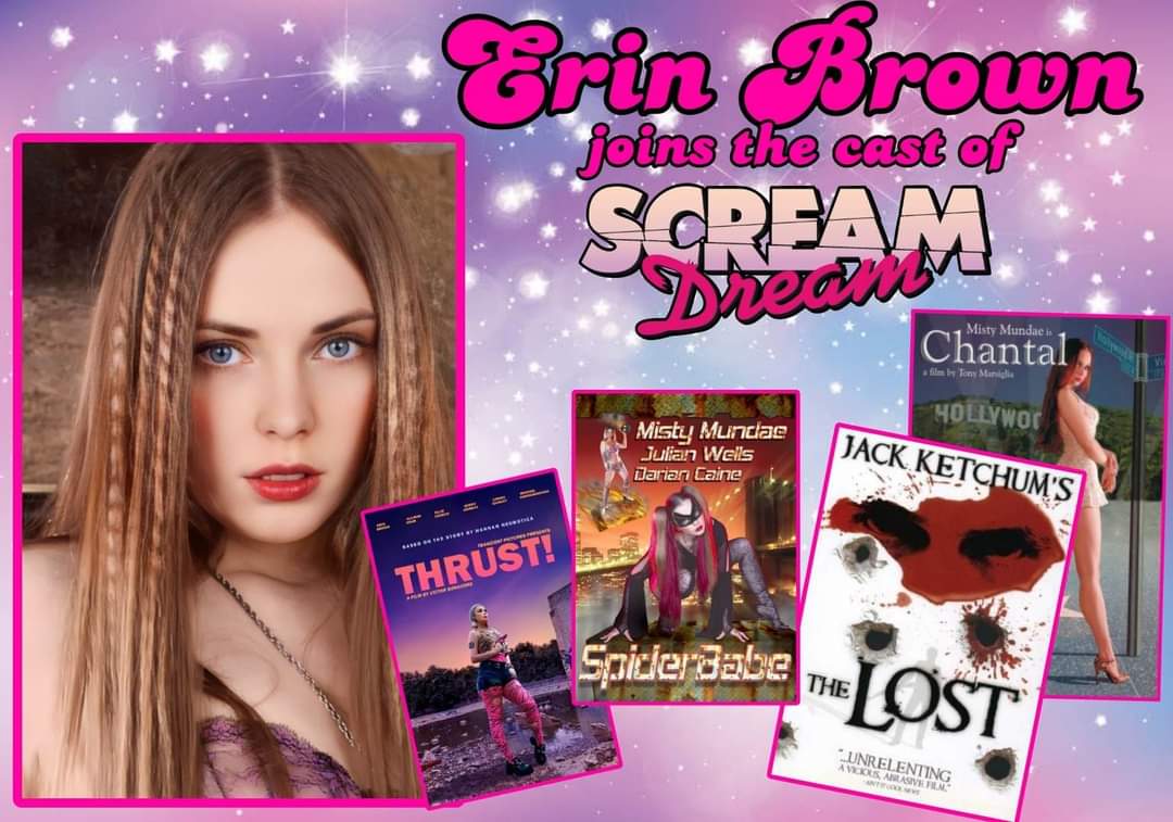 ERIN BROWN AKA MISTY MUNDAE JOINS THE Scream Dream TEAM!!! We are very excited to have this cult legend on board as the lead character!!! 

#indiefilm #horror #movies #LGBTQ

Scream Dream Indiegogo Campaign Link 🔗:
indiegogo.com/projects/screa…