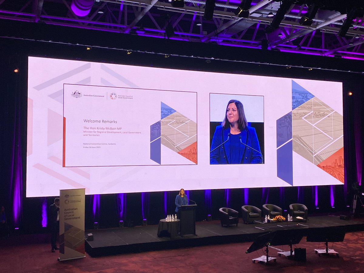 After a 10 year hiatus Australian Council of Local Government kicking off at the National Convention Centre following #NGA23. With five panels and questions from the floor, expect this forum to cover a lot of issues and stir some robust debate.