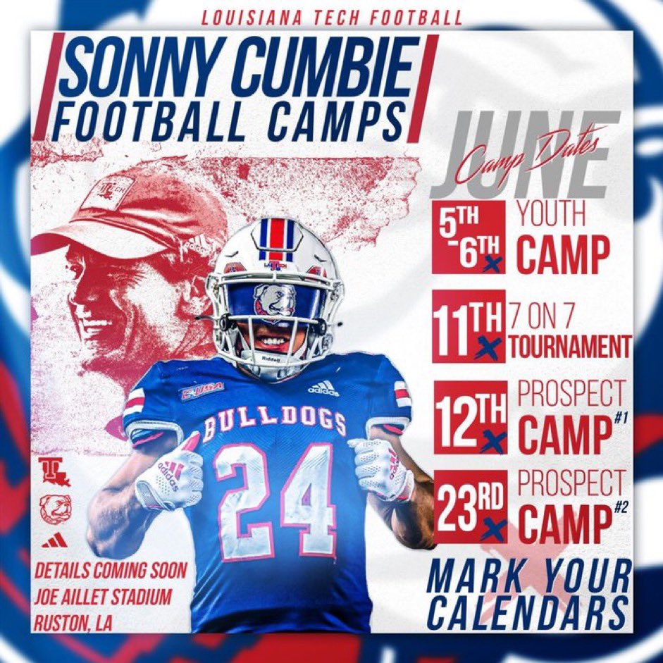 JtTooShifty's tweet photo. i will be at LA tech 23rd 🏈@JBrown_LATech @LATechFBREC @LATechFB @SCumbie_LaTech https://t.co/HfEylGRI5C
