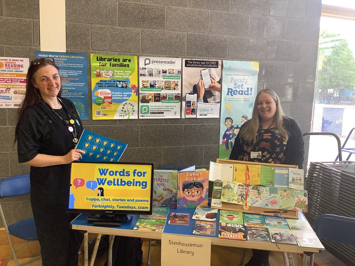 Huge thanks to <a href="/LibFalkirk/">Falkirk Libraries</a> for sharing with families <a href="/LarbertVillage/">Larbert Village PS</a> &amp;  <a href="/LvpsN/">LVPS Nursery</a>  ‘Ready set Read!’ #SummerReadingChallenge Launch date June 24th Amazing prizes on offer. #ReadingRocks
More details: bit.ly/fc_SRC