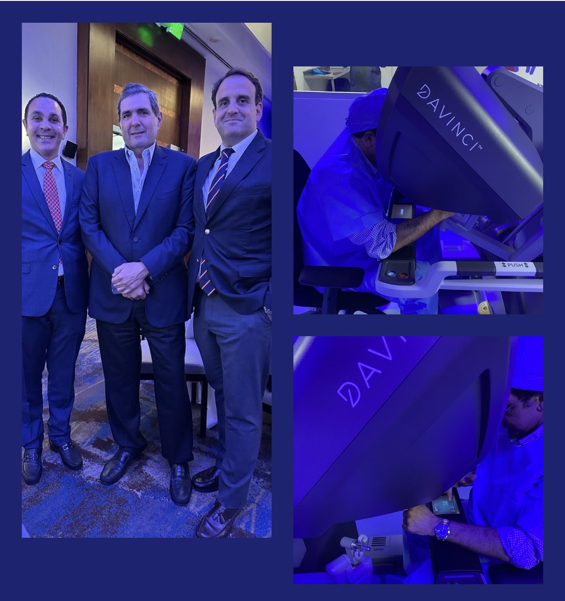 Gracias a Dios, gracias a:
Clínica Abreu CDD Radioterapia
Iniciamos hoy nuestra práctica en simulador robot DAVINCI  siempre pensando en nuestros pacientes. 

Gracias 
CDD Radioterapia Clínica Abreu

 <a href="/wilsonmourad/">Dr. Wilson Mourad</a> 
1er Cirujano Robótico de Latinoamérica.

Ni un paso atrás, ni