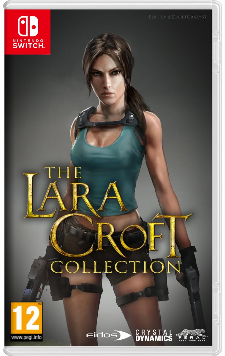 CroftCrazy31's tweet photo. Made my own custom physical cover of #TheLaraCroftCollection coming to Nintendo Switch this month! Really happy with how this turned out! I'll also create a back cover to go along with this eventually ❤️

@tombraider https://t.co/ZiaI59b85p