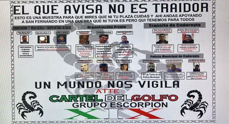 los Bloqueados de Miguel Aleman dos on Twitter: "El Cártel del Golfo