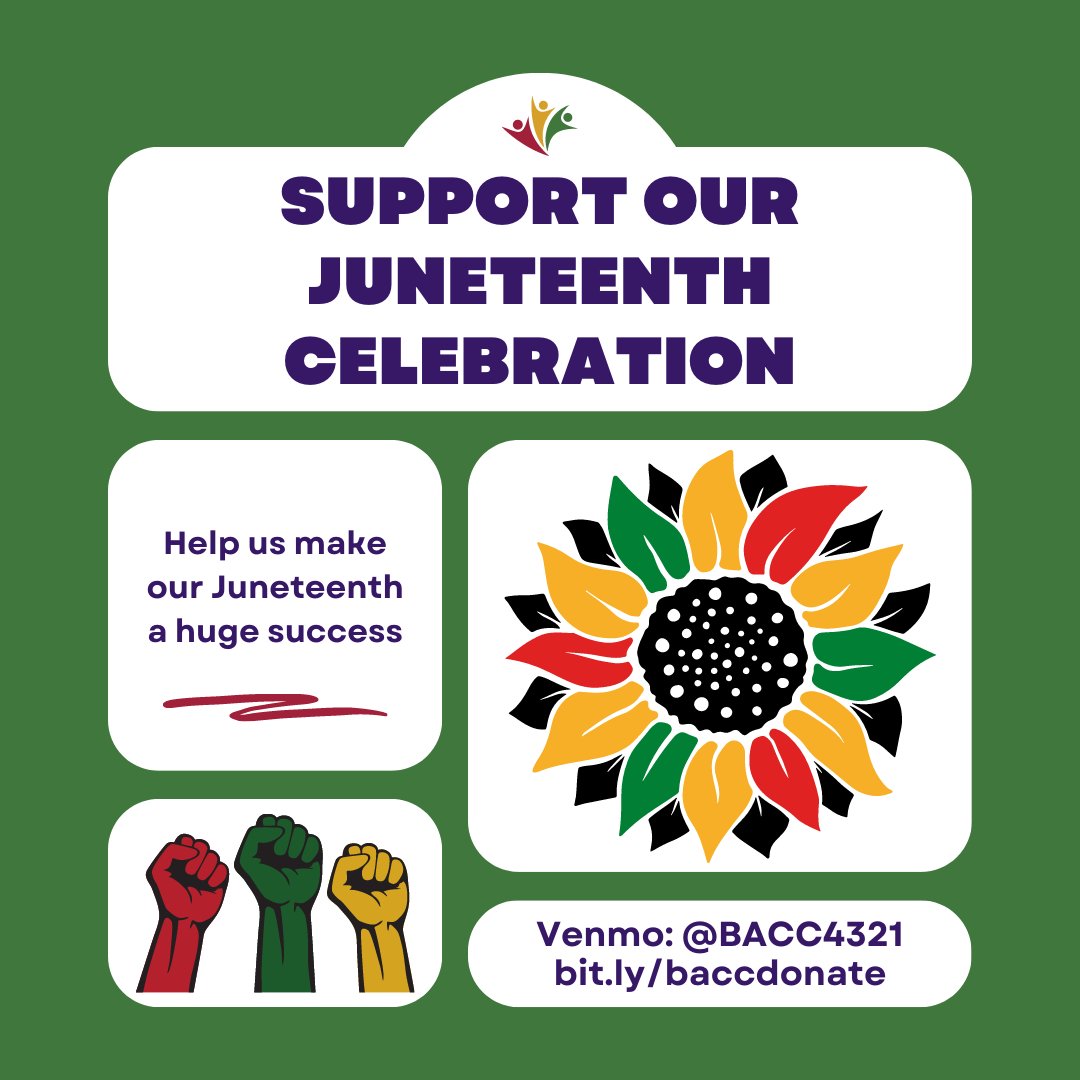 BethAfrCemetery's tweet photo. On June 19th BACC is hosting our yearly Juneteenth celebration at Moses Cemetery (next to 5214 River Road) from 2 - 5 PM! 

Want to support financially? You can do so here: 
https://t.co/RgWkv8sMcB
Venmo: BACC4321 https://t.co/VZE3RBQghu