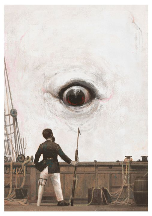 KarlFelippe's tweet photo. Essa ilustração do Gerard Dubois pra Moby Dick me fez lembrar co caso da baleia que aterrorizou a costa de Constantinopla no século VI (lembrar de ter lido, no caso, eu não estava lá). Essa baleia, que chamavam de Porphyrios, passou cinquenta anos afundando e destruindo navios https://t.co/gxYG1GBv5z