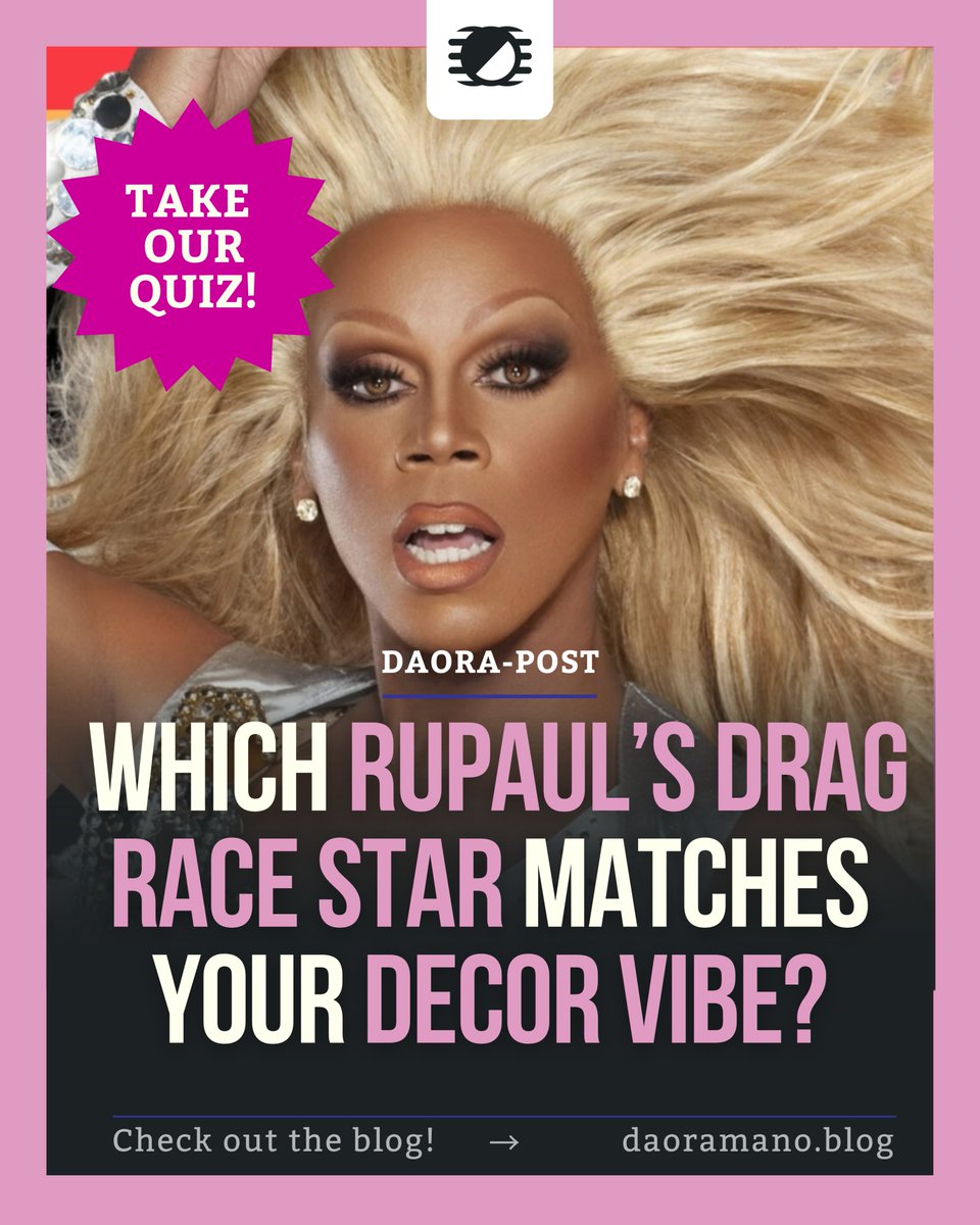 Are You a Drag Queen at Heart? Find Out Which RuPaul’s Drag Race Star Matches Your Decor Vibe!

daoramano.blog/2023/06/15/are…

#DragQueenDecorVibe #QuizTime #RuPaulsDragRace #InteriorDesignInspo #DesignAlterEgo #UnleashYourFabulousness #DiscoverYourQueen #DesignDivas #TakeTheQuiz