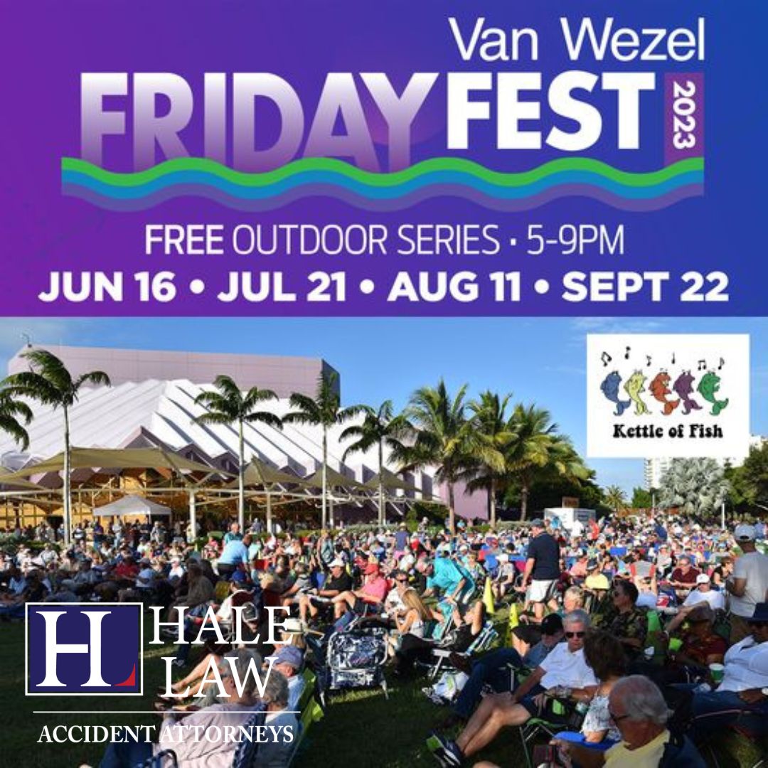 🎉 Join us TOMORROW for #FridayFest at the Van Wezel Performing Arts Hall 🎶  

Hale Law is proud to support our community and sponsor this event which is entirely free to the public. We hope to see you there! 

#Sarasota #Community #Local #SRQ #PersonalInjuryLaw #GoToHale