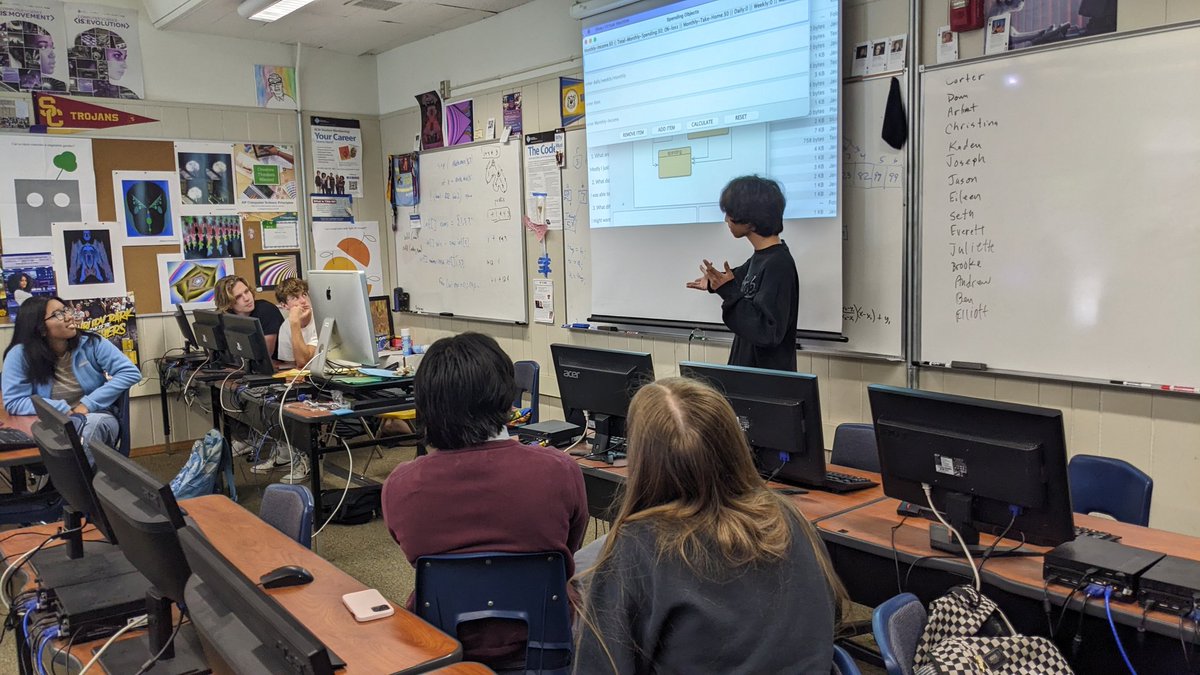 kickrg's tweet photo. #PostAPProjects were a big success in both #APCSA and #APCSP ! #Creativity #Java #javascript #Programming #Individualization https://t.co/7qJudoPuT3